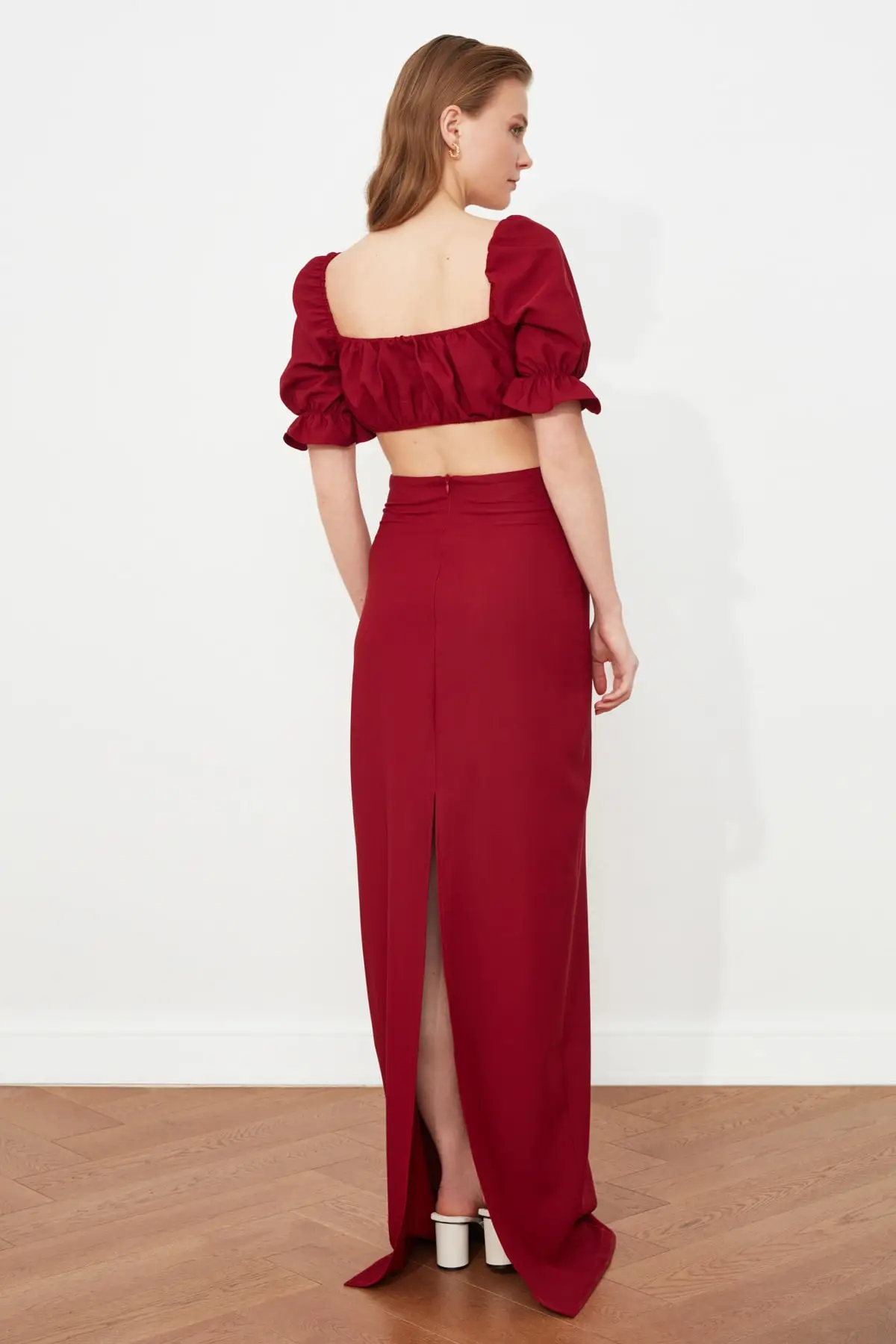 

Trendyol Collar Detail Evening Dress & Prom Gown TPRSS21AE0154