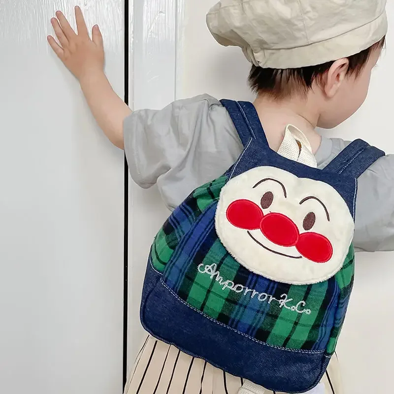 Маленький рюкзак Anpanman для взрослых и детей 2 размера милый детский плед смешанная