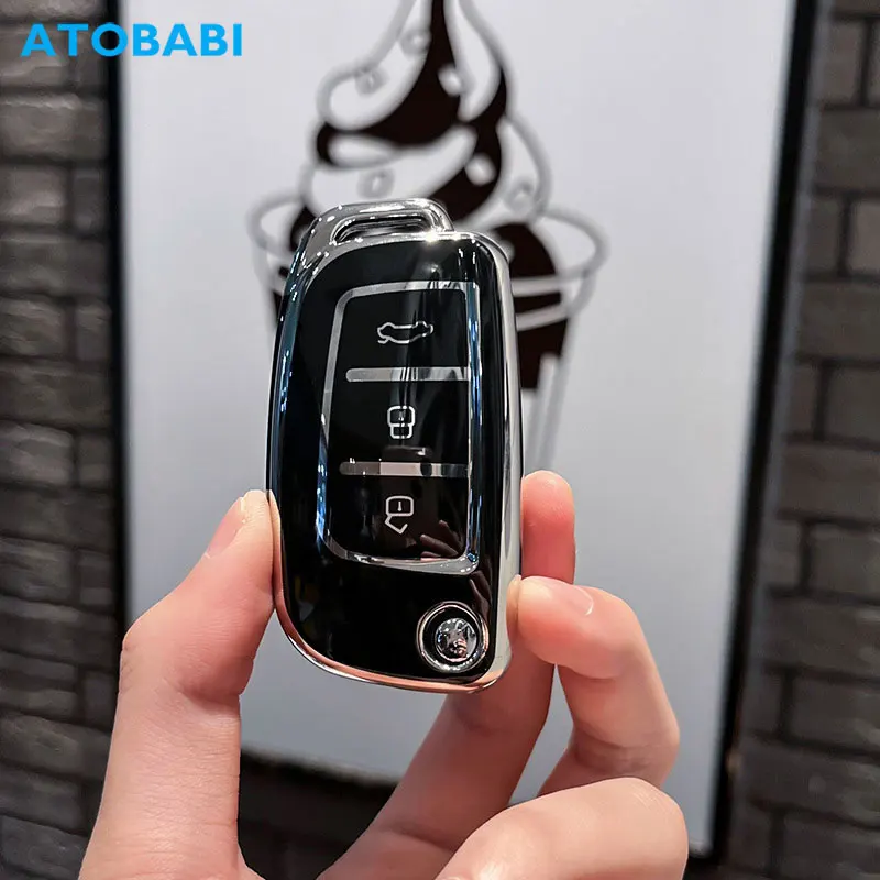 Чехол для автомобильного ключа из ТПУ, аксессуары для автомобильного ключа с дистанционным управлением, для Geely Emgrand EC7 EC8 GC6 EC715 EC718 7 EU7