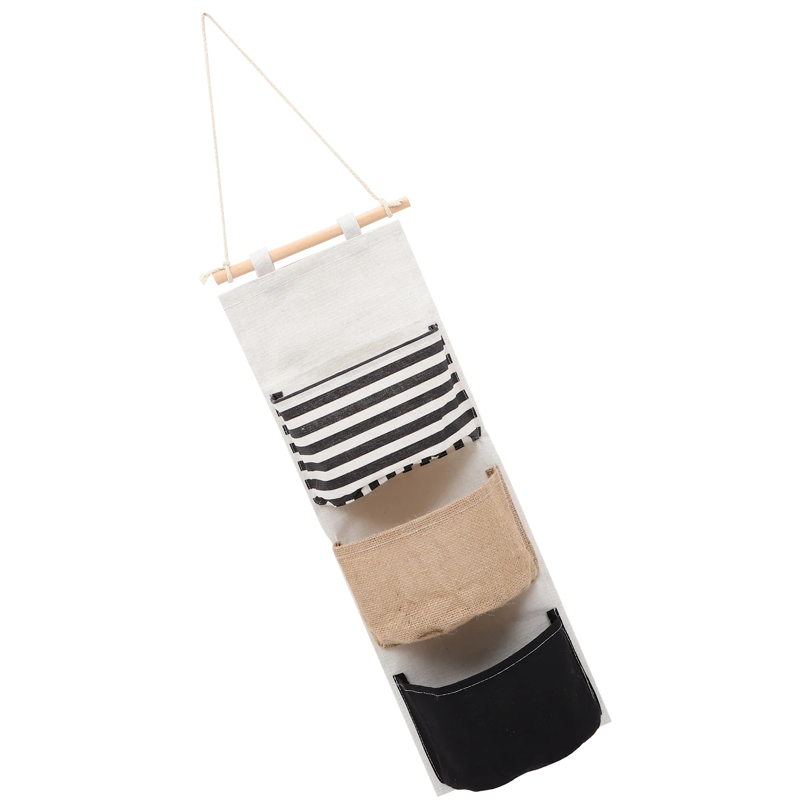 

Wall Mounted Storage Bag Bags Hanging Organizer Cotton Linen Door The Travel