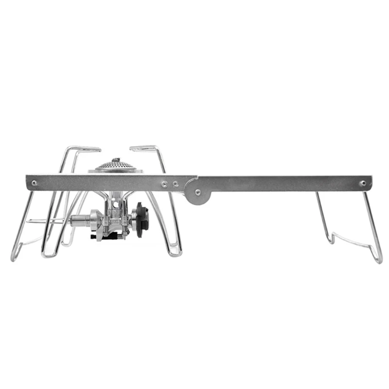 

Кухонная станция, Настольная стойка для пикника, держатель для кемпинга, пешего туризма, уличная ветрозащитная Складная подставка для плит...