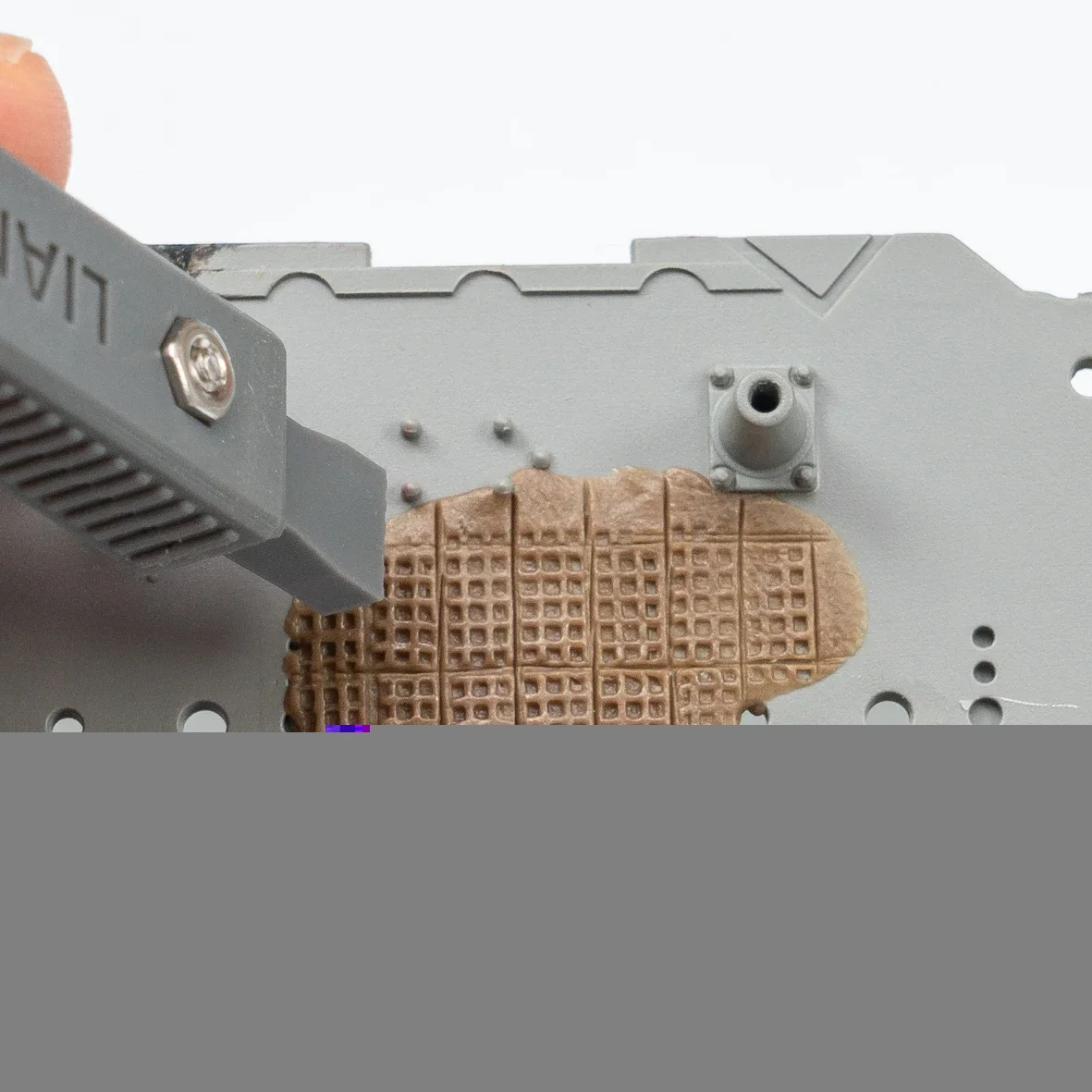 Антимагнитный бронеприбор для масштабной модели танка инструменты Zimmerit пальто