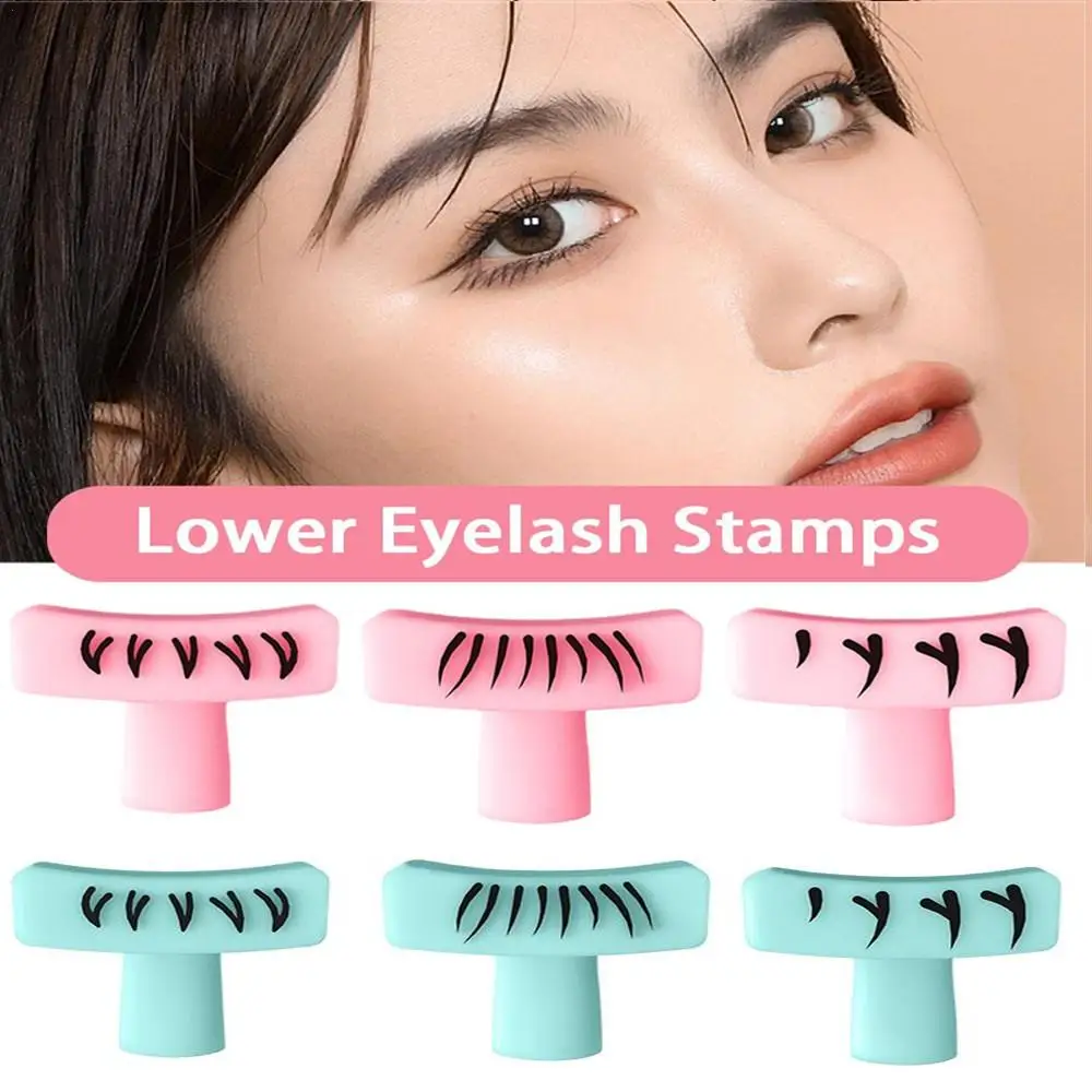 

New Eyelash Stamps Tool Eye Makeup Tool Diy Lower Lashes Extensions Natural Look Easy Under Eyelash Stamper Beauty Lash Supplie