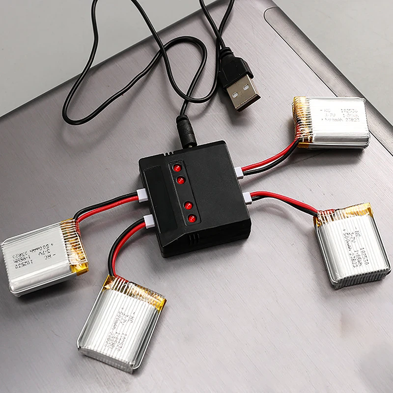 

3.7V 500mAh 752035 Lipo Battery And Charger For H107 H31 KY101 E33C E33 RC Drone Helicopter Spare Parts 3.7V Battery