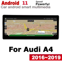 screen stereo android 11 system car gps navi map for audi a4 8w 20162019 mmi original style multimedia player auto radio