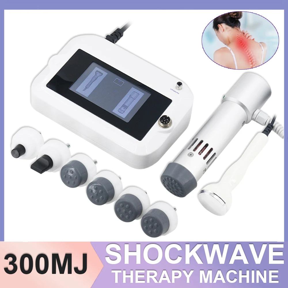 300MJ Аппарат для ударно-волновой терапии Физиотерапия 2в1 Ультразвуковое