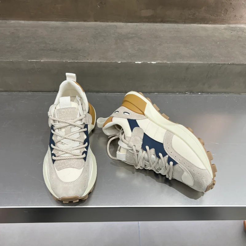 

Женские классические кроссовки, винтажные повседневные кроссовки на толстой подошве, с вулканизированной подошвой, модная универсальная обувь для бега, 2023