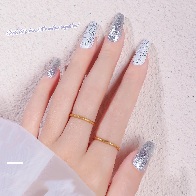 15 мл Crack Gel Лак для ногтей Автоматический быстросохнущий панцирь черепахи Nail