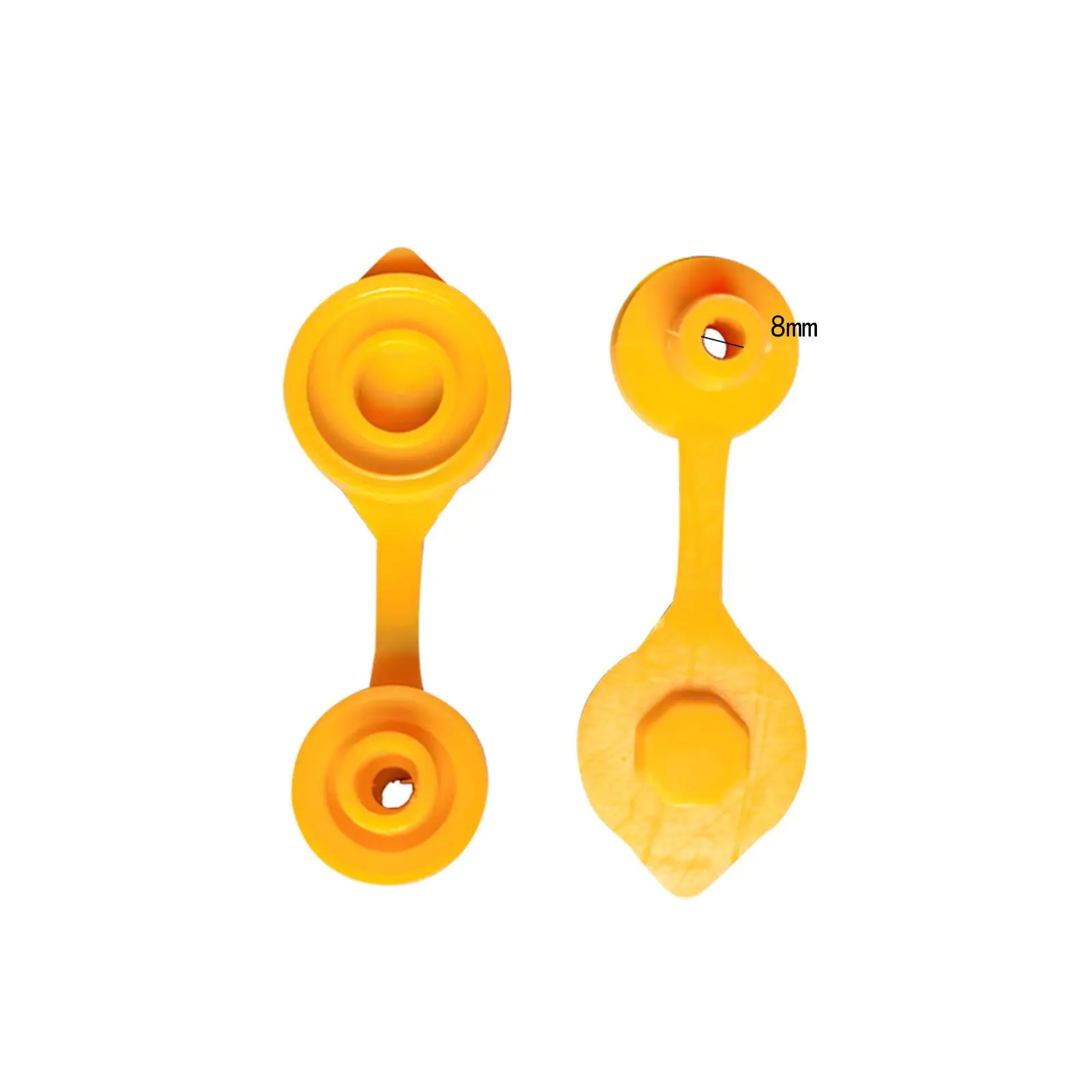 

10Pcs Universal Fuel can vents Caps Allow Faster Flow 8mm Durable antiaging gas Can Tank Exhaust Cover Fuel Jug Vent Caps Plug