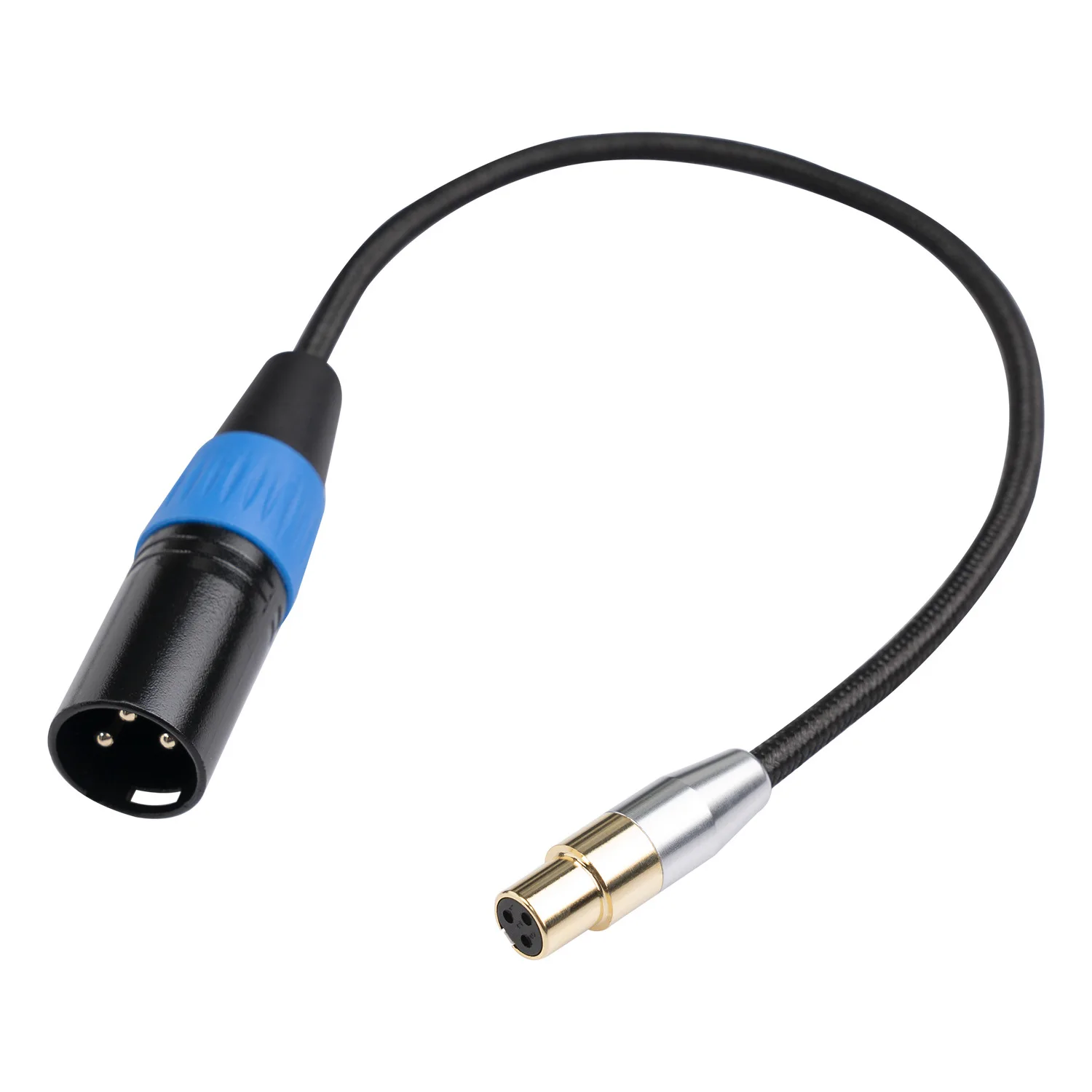 

Mini XLR 3pin Male To XLR 3pin Female Audio Cable Aluminum Foil Shielded Copper Wire Audio Line Cable For Microphone Cameras