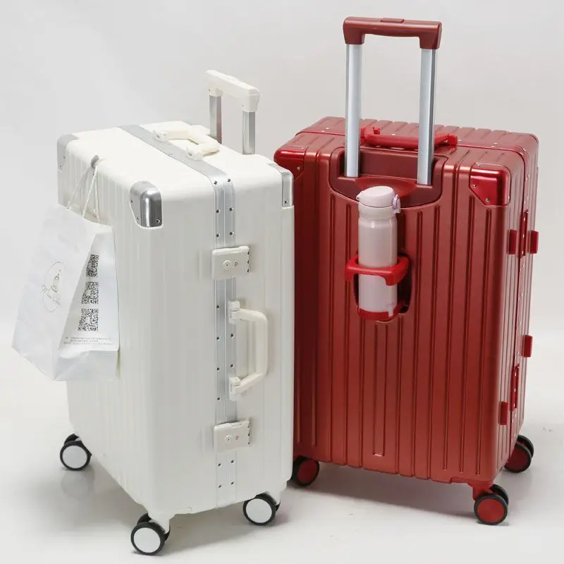 

Чемодан с фиксированным ремнем, чемодан для переноски чемоданов на колесах, красивая посадочная кабина 18 20 24 дюйма