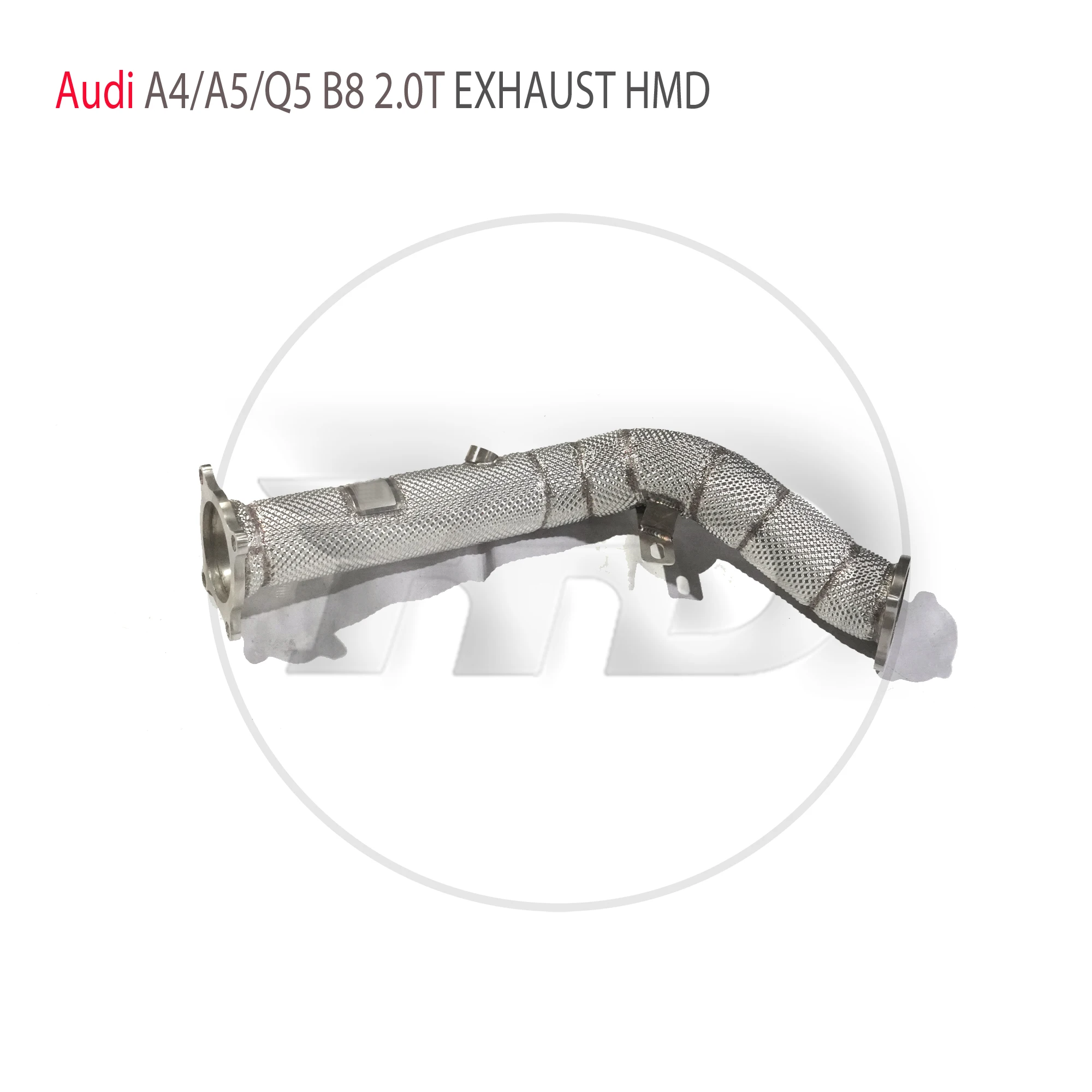 

HMD Exhaust System High Flow Performance Downpipe for Audi A4 A5 Q5 B8 2.0T Without Catalyst Converter Header Racing Pipe
