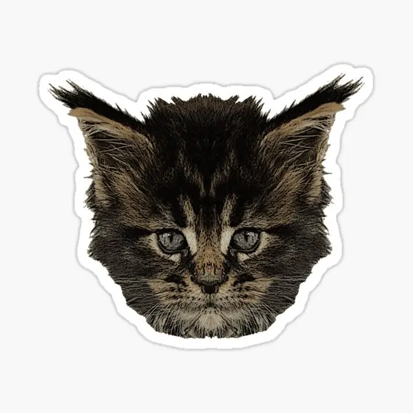 

Красочная наклейка на автомобиль в виде кота для малышей A1