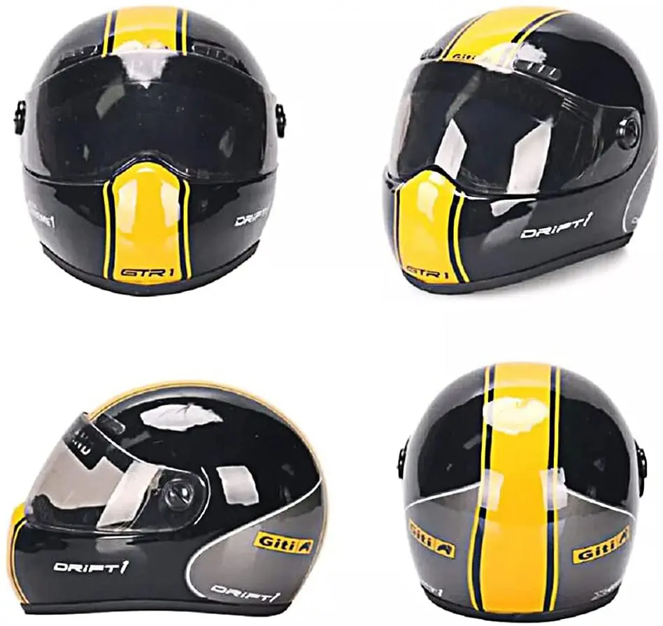 ATUBAN Handsome Pet Helmet,Cute Cat Dog Cap Outdoor Anti-Collision Mini Motorcycle Helmet Cat Dog Styling Photo Props Pet Hat