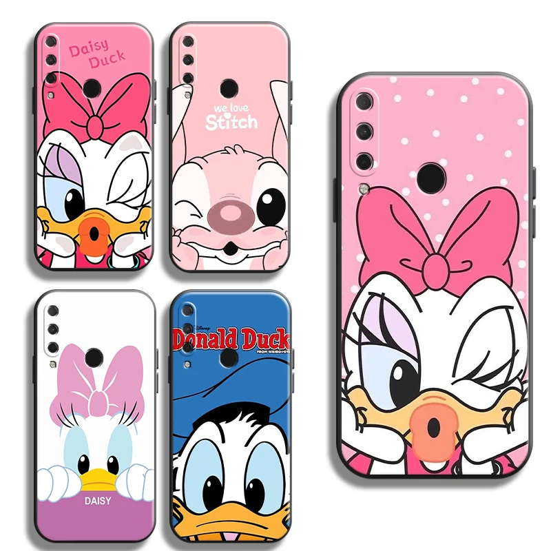 

DISNEY Mickey Phone Case For HUAWEI Honor 8X 9X 10X Lite TPU Carcasa Coque Shell Silicone Cover Black Liquid Silicon Smartphone