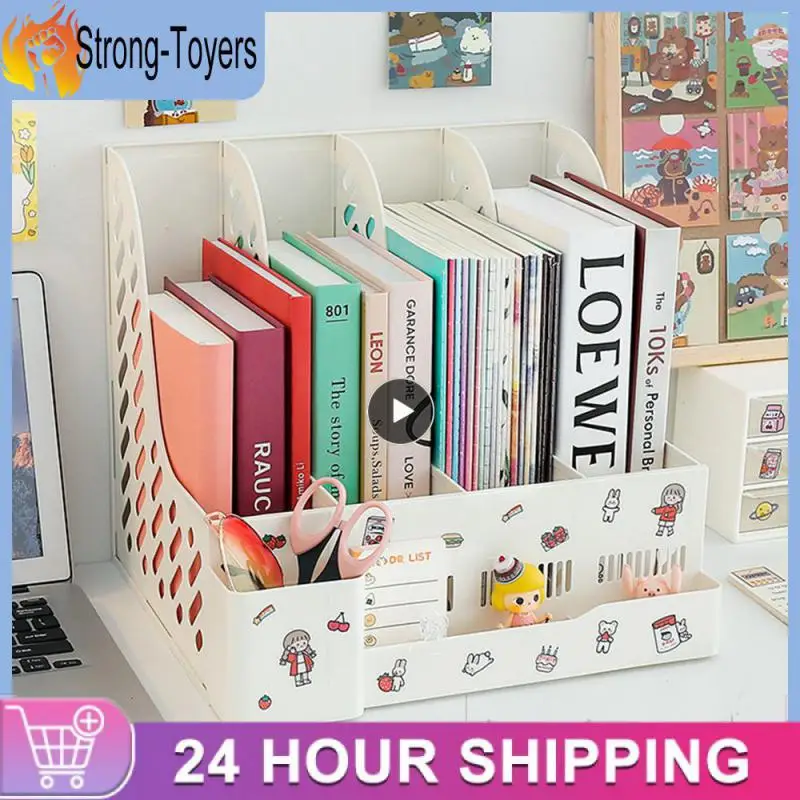 

Desk Bookclip Storage Rack Document Storage Box