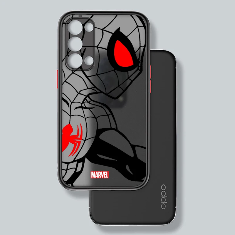 Marvel Человек-паук Веном Грут Матовый полупрозрачный чехол для OPPO X5 X3 A54S A5 A94 A16 A53S A57