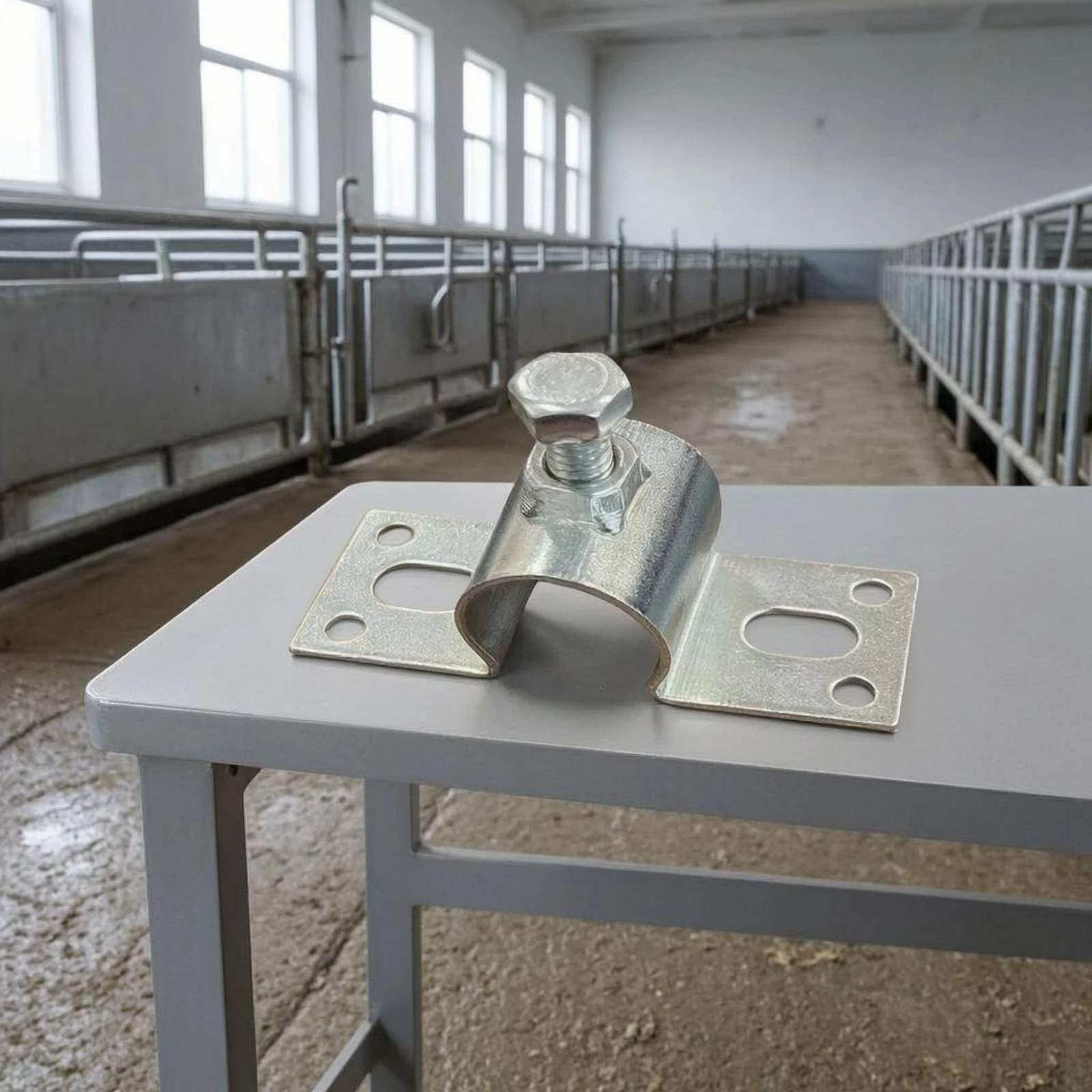 Фото U-образный зажимной кронштейн, устойчивый к ржавчине, с болтовым креплением, долговечный, простой в установке №2