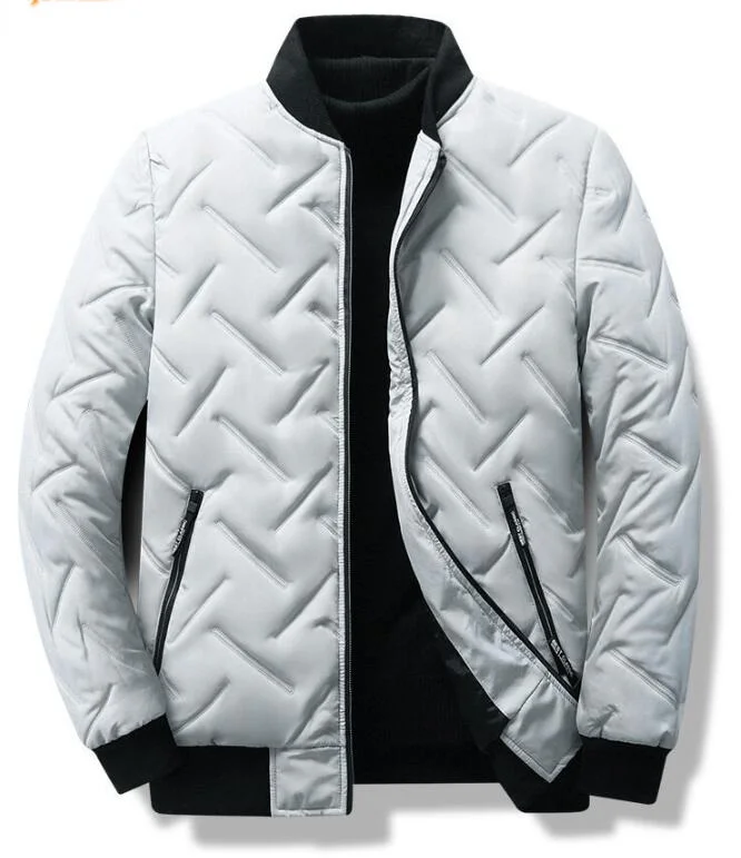 Men's Winter Thick Cotton Padded Coat Young Men Warm Outwear Windproof Parkas Overcoat Size L-5XL