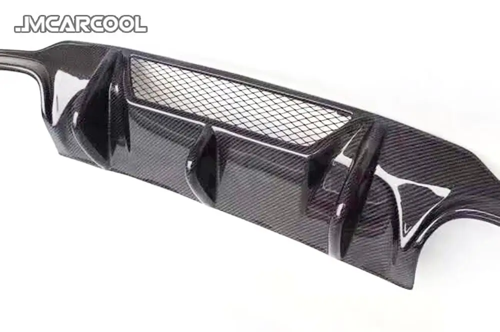 Задний бампер из углеродного волокна диффузор спойлер для Mercedes Benz C Class W204 C180 C200 C260