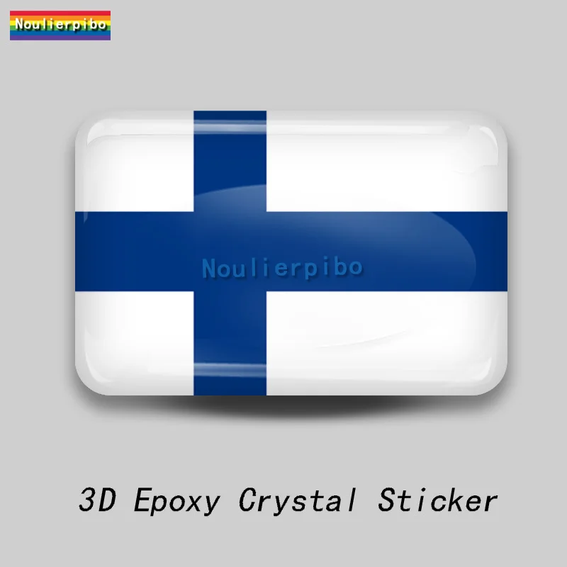 

3D эпоксидная смола, автомобильная купольная наклейка, карта Финляндии, национальный герб, ПВХ, автомобиль, мотоцикл, чемодан, мобильный телефон, виниловая наклейка для ноутбука