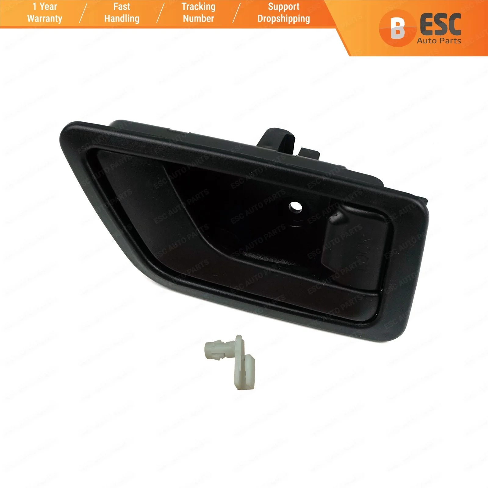 

For Hyundai Getz TB Click EDP1107-2 Car Inner Interior Inside Door Handle Opener Plastic Black Right 82620-1C000 W01-7772312-1
