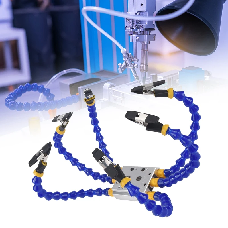 Настольные тиски настольный зажим паяльная станция с 6 шт. гибкие рычаги паяльник