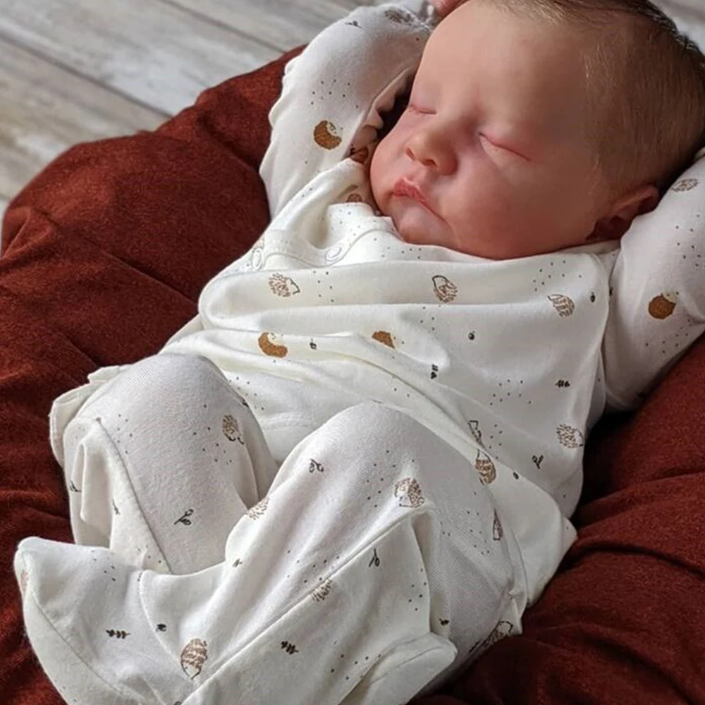 

3D Skin Painted with Visible Veins Levi Reborn Baby Doll Full Body Silicone Newborn Bebe Alive Children Gift Can bathe Toys Gif