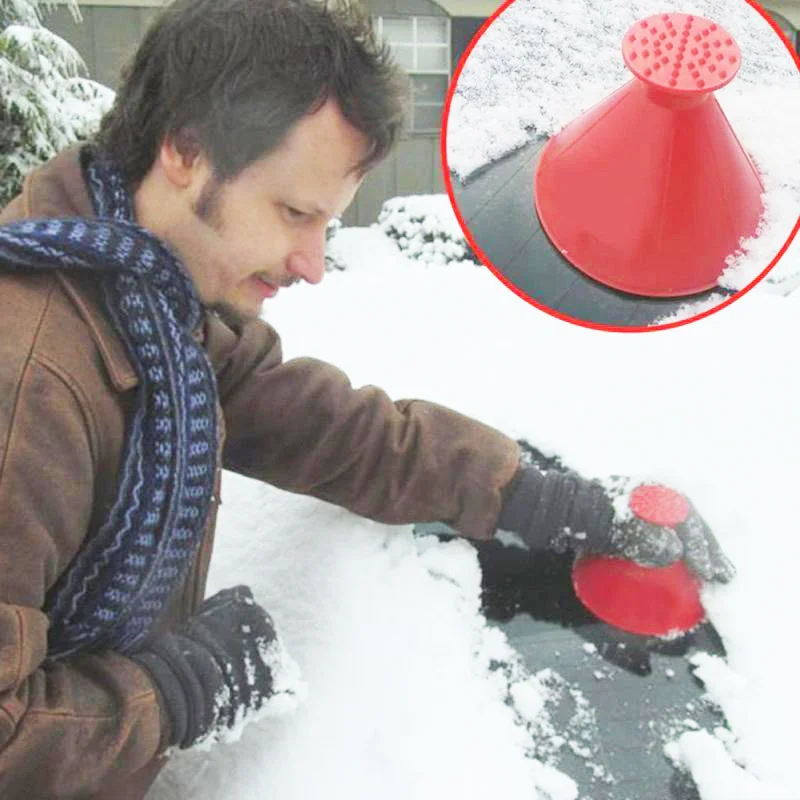 2PCS/4PCS Auto Car Magic Window Windshield Ice Scraper Oil Funnel Snow Remover Shovel Scrapers Cone Deicing 2020 New | Автомобили и