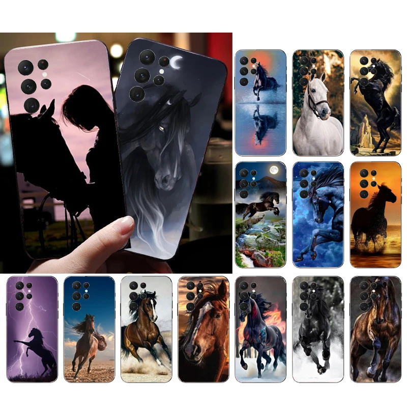 

Horse Phone Case for Samsung Galaxy S23 S22 S21 S20 Ultra S20 S22 S21 S10E S20FE Note 10Plus Note20 Ultra Funda