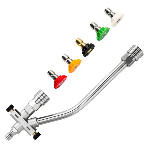 Насадка для мойки высокого давления с двойным наконечником для пенопласта