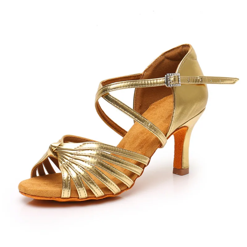 

Женские кроссовки из ПУ кожи, обувь для латиноамериканских танцев, сальса, танго, Современная бальная комната, сандалии на высоком каблуке, большие размеры 42