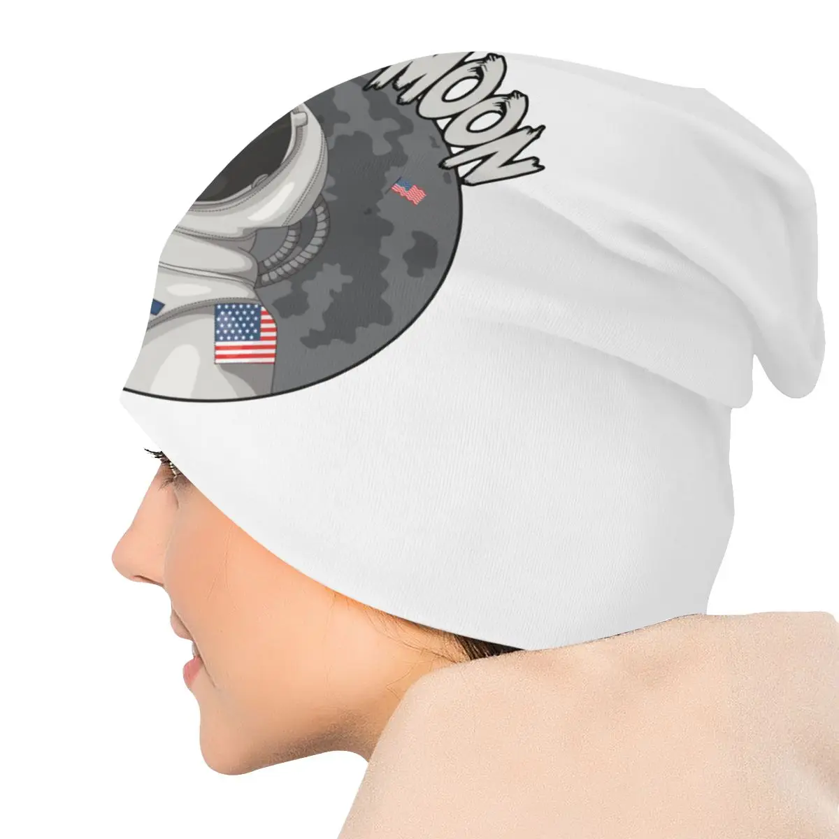 Шапка XRP с рисунком астронавта осенне-зимние уличные шапочки облегающие шапки