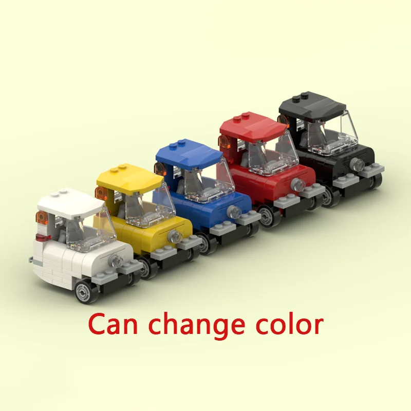 Фото Конструктор Movie City Car Model MOC: Модульная модель автомобиля P50 с шириной 5 Stud, технологичный подарок, набор для сборки, детские игрушки №3