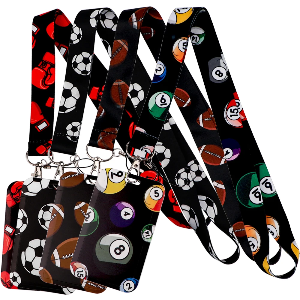 Шнурок с шариками для ключей чехол удостоверения личности держатель бейджа