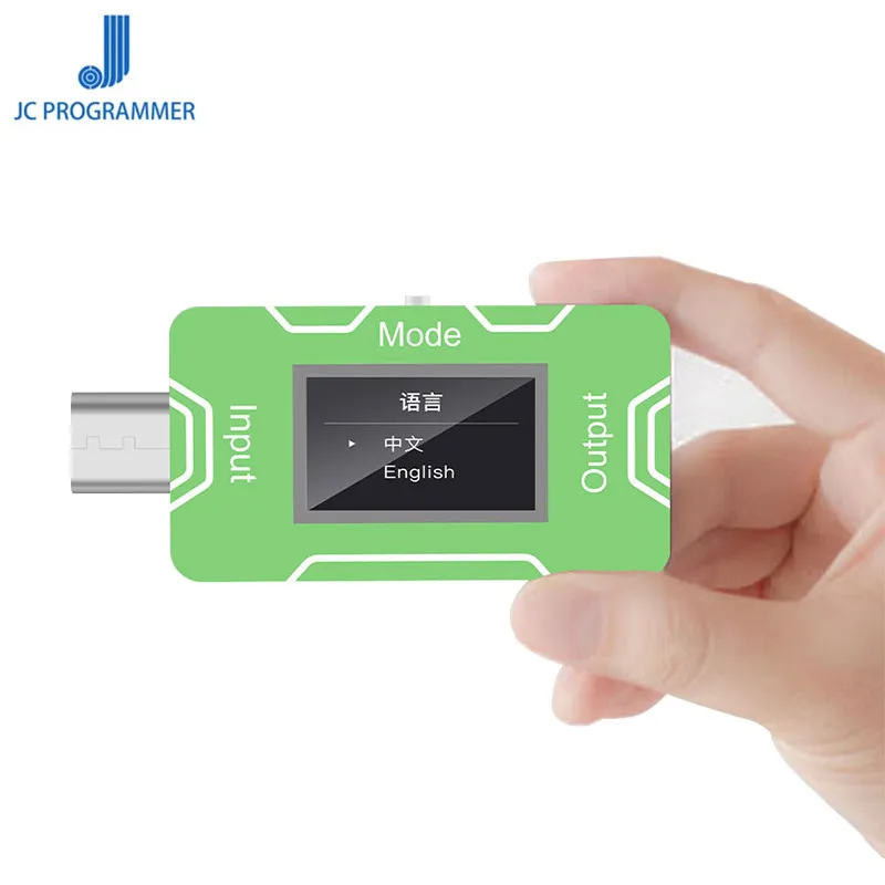 

JC JCID CT02 PD Charger Detector Accurate Identification of Genuine and Imitation Products HD OLED Screen Real Time Monitoring