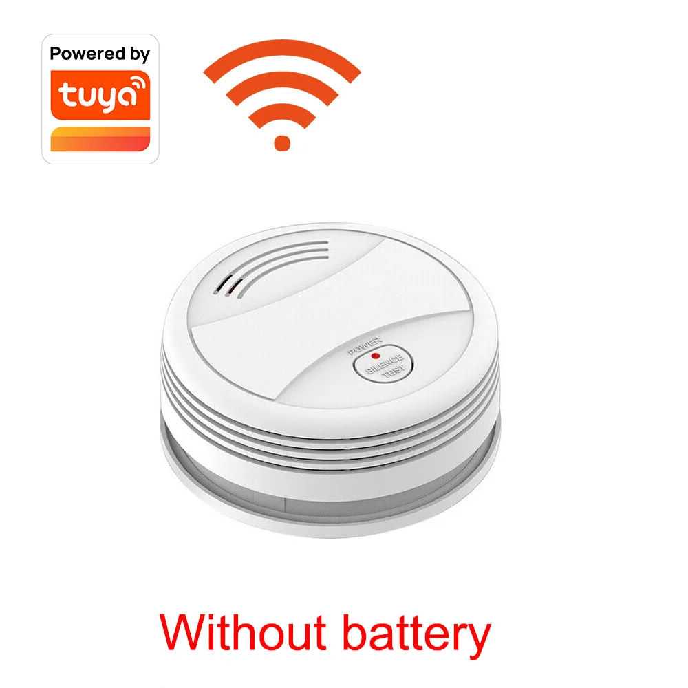 

2022New Tuya WiFi Smokehouse Combination Fire Alarm Home Security System Firefighters Smoke Alarm Fire Protection Smoke Detector