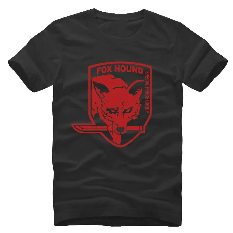 

Hot Sale Fox Hound Special Forces Group Logo T-Shirt 100% Cotton O-Neck Summer Short Sleeve Casual Mens T-shirt Size S-3XL