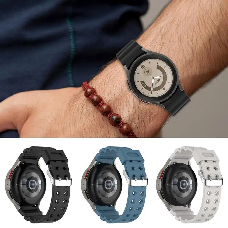 

Ремешок силиконовый для Samsung Galaxy Watch 3/4/5 Pro 4, 44/41/40 мм
