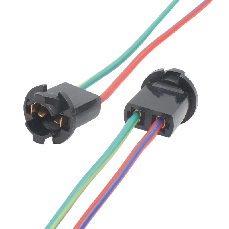 

10 шт. T10 розетка приборной панели T10 W5W 168 192 194 поворотный замок клиновые основания лампы приборной панели вилка лампы