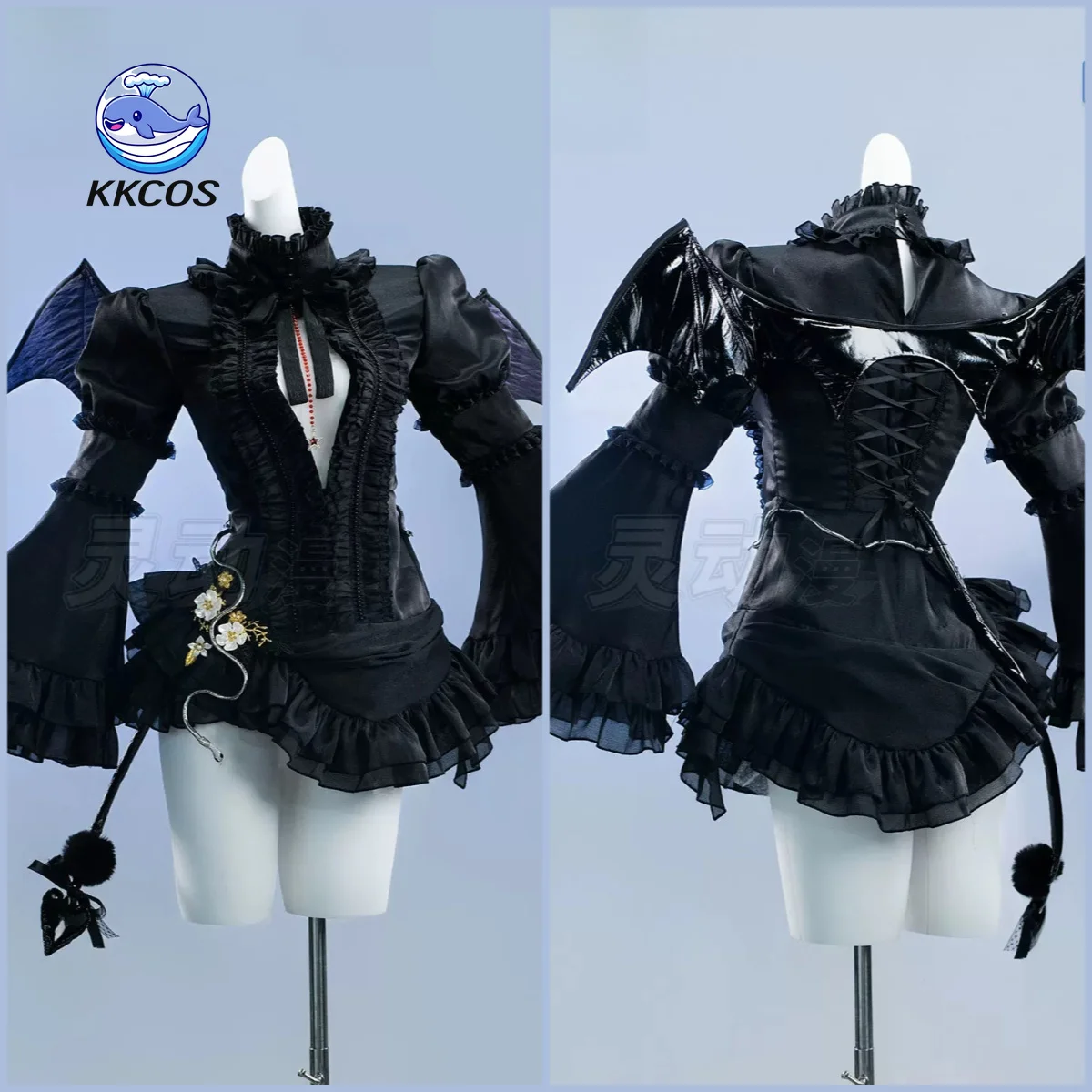 KKCos FGO FateGrand Order Костюм для косплея Мелтрыллис к 10-летию, женское черное платье для Хэллоуина и Комик-Кона (art.: 3920dcdde1aa9) - 3920dcdde1aa9