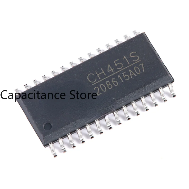 

10PCS CH451S CH451 SOP28 Digital Tube Driver And Keyboard Control Chip Are Original, Brand New Can Be Shot Directly.