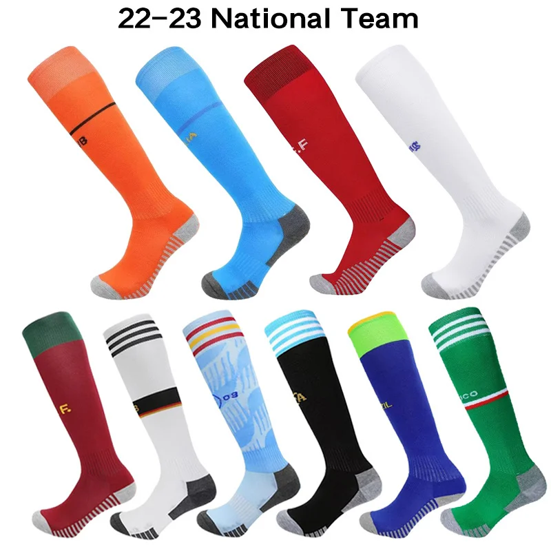 

Towel Adult Football Team Socks 2023 Children Thickening Seasons National Bottom Non-Slip Soccer Training Match Sport Stocking