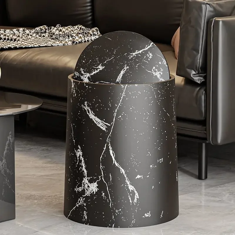 

Пластиковое мусорное ведро Nordic Marble Texture