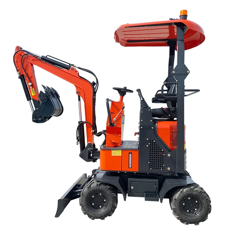 

1000kgs Small hydraulic crawler mini excavator with attachments