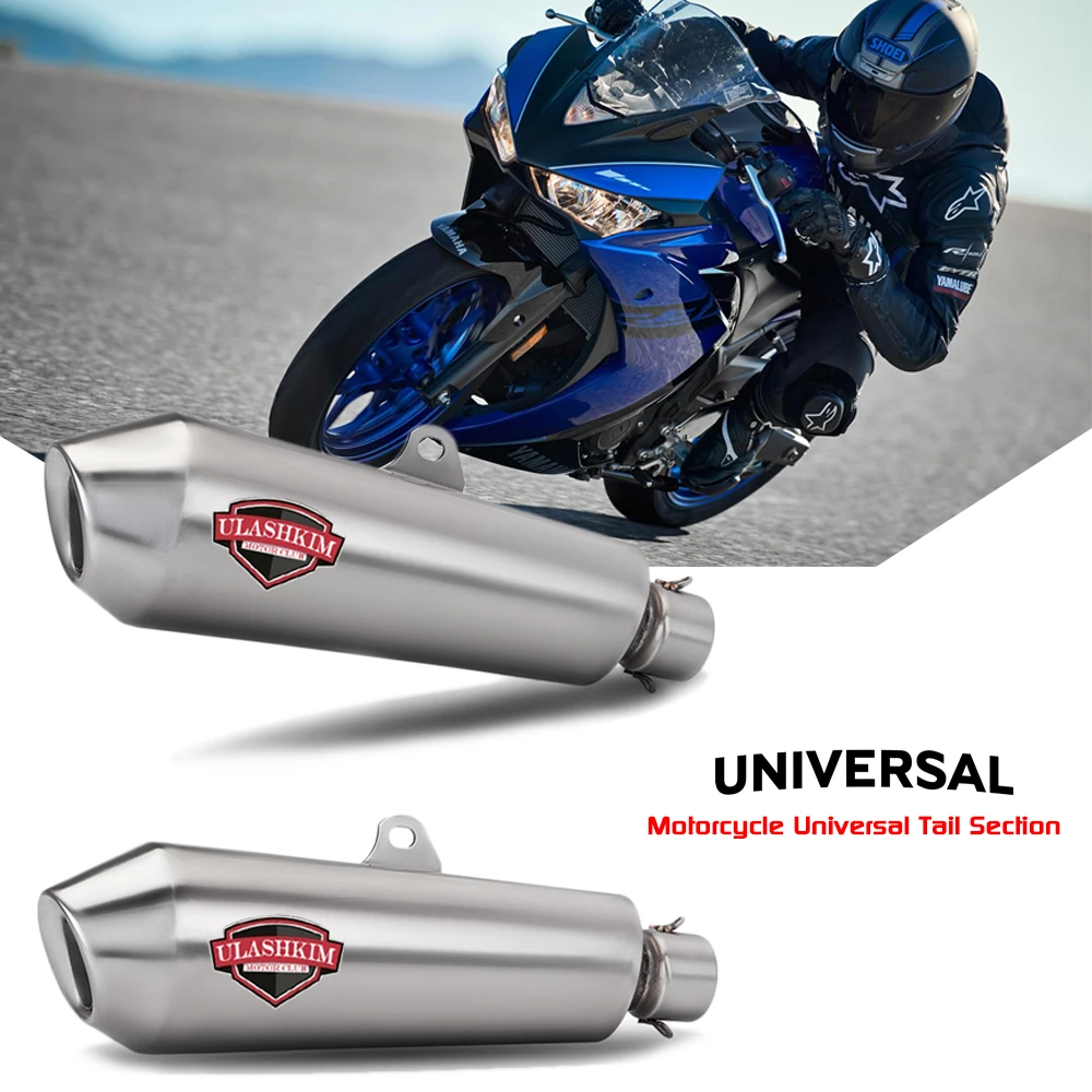 

Motorcycle R3 race 600 CB300R MT09 exhaust pipe modification k28 FY 51mm universal tail section
