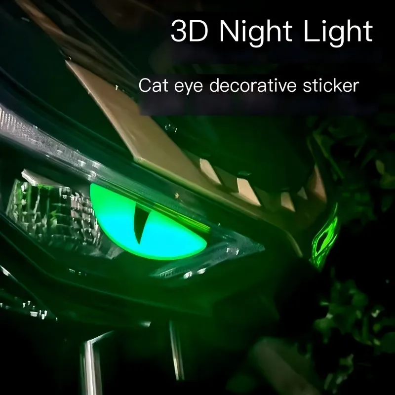 3D-светоотражающие наклейки Глаз дьявола для автомобилей и мотоциклов — улучшите