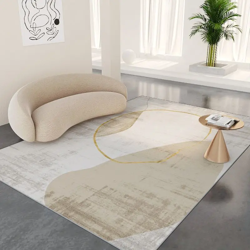 

Japanese-style Living Room Carpet Light Luxury High-end Tea Table Carpets Home Decorate Bedroom Bedside Rugs Washable Floor Mat