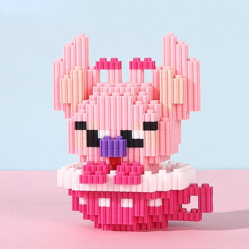 Конструктор Ститч из мультфильма Disney миниатюрные строительные блоки сделай сам