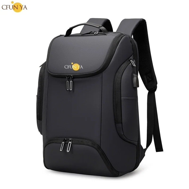 

Designer Men's Backpack USB Charge15.6 Computer Bag Waterproof Rucksack Male Business Travel Bagpack College Schoolbag